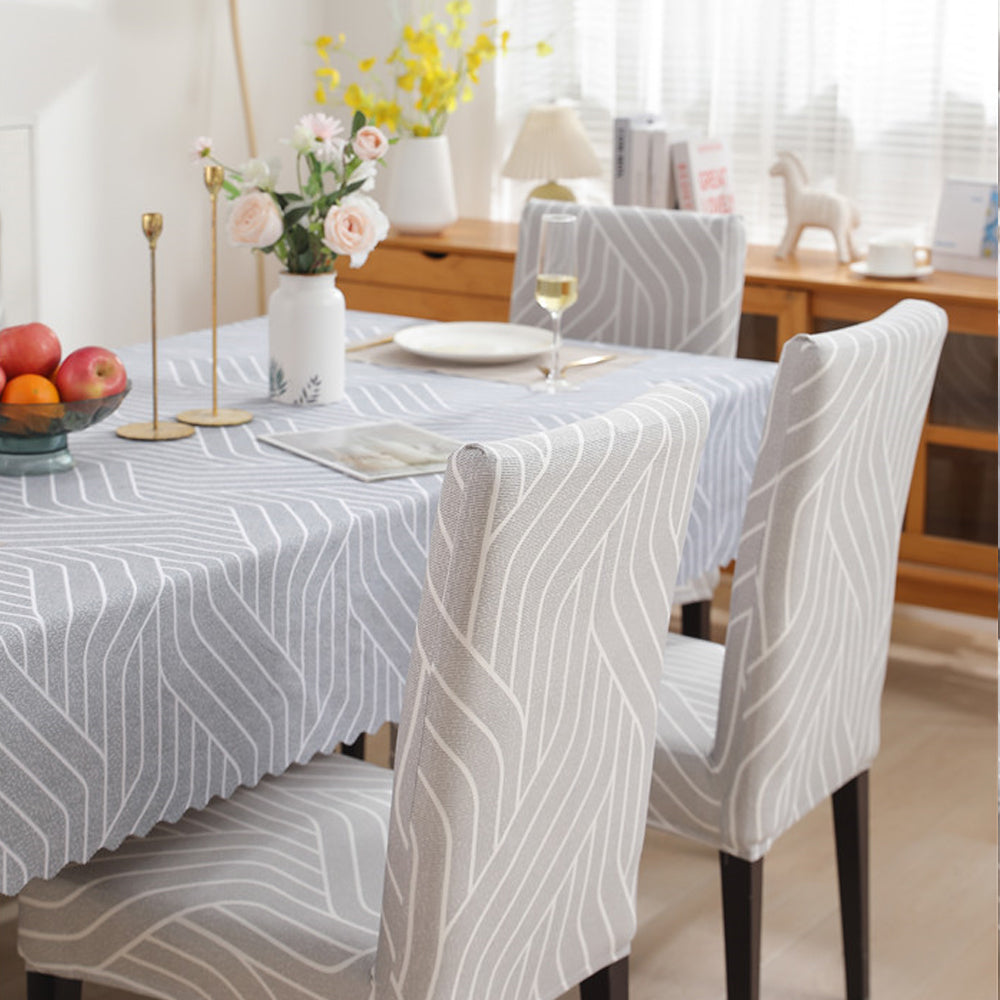 Complex Grey Chair & Table Cover