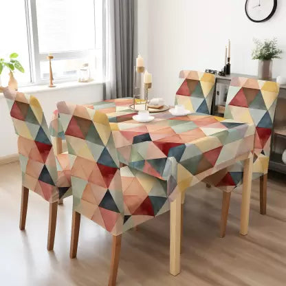 Multicolor Prism Chair & Table Cover