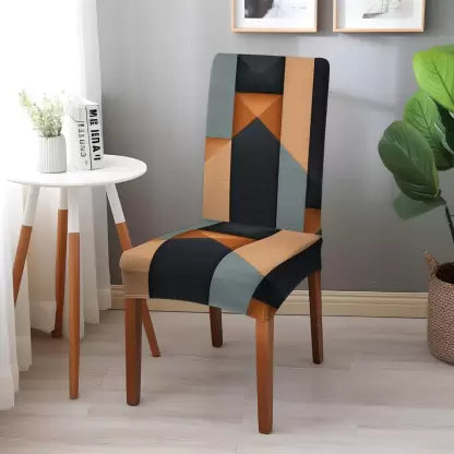 Brown Wood Effect Chair & Table Cover