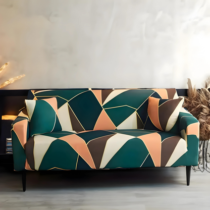 Peach Prism Sofa Slipcovers