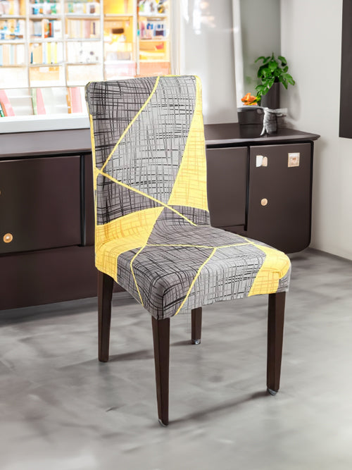 Prism Yellow Dining Chair Covers